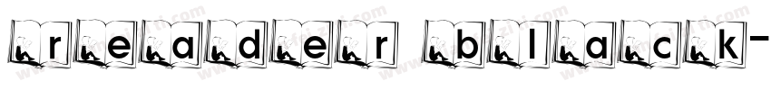 reader black字体转换